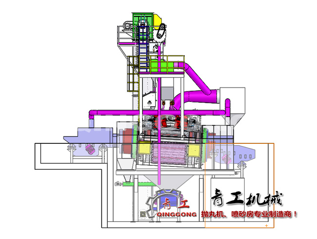 連續履帶拋丸機